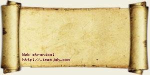 Anđela Savanović vizit kartica